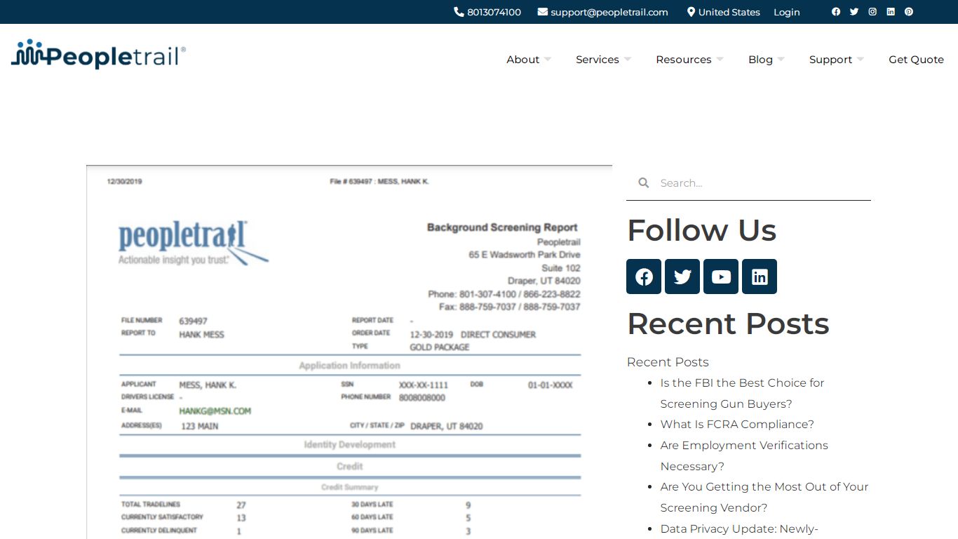 What to Expect From a Thorough Background Check - Peopletrail